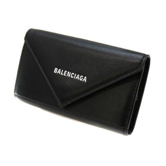 BALENCIAGA Case Leather Black - Picture 1 of 6